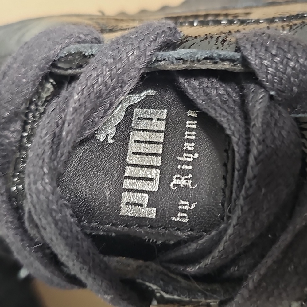 Women's Black Platform Sneakers - Picture 4 of 16